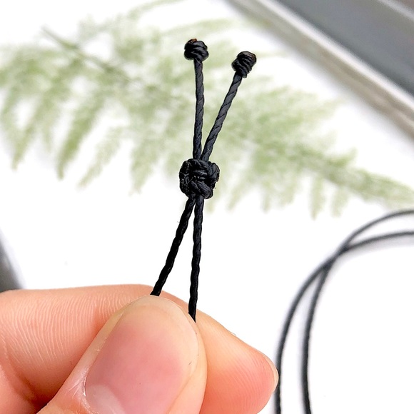 Dalmatian Jasper (12mm) Sphere Pendant Necklace/Choker - Picture 3 of 4